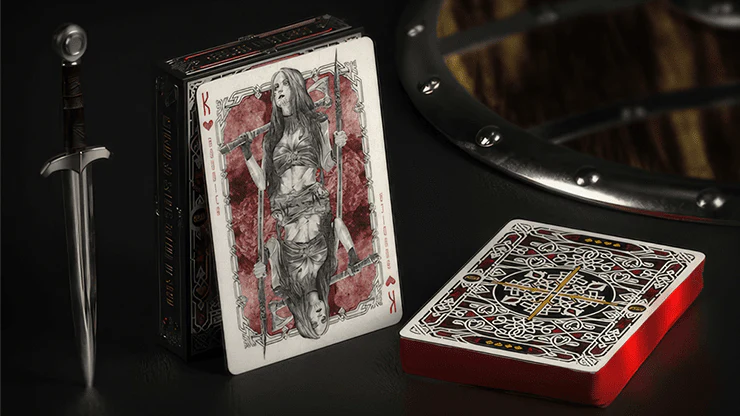 Warrior Women v1 Gilded Playing Cards USPCC - Image 7