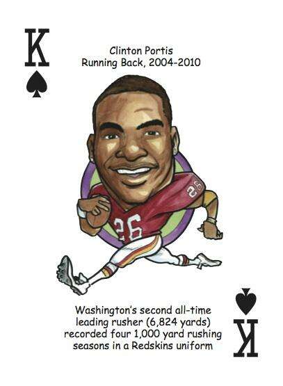 Washington Football Heroes Playing Cards - Image 2