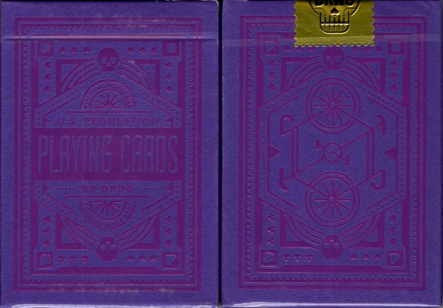 Wheel DKNG Purple Playing Cards USPCC