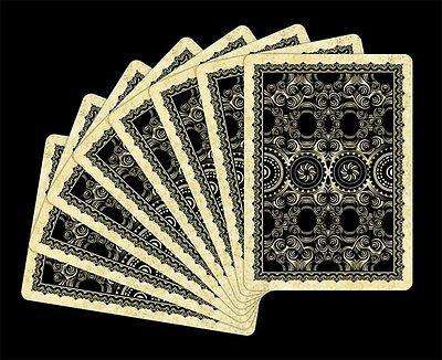 White & Blue Collar 2 Deck Set Bicycle Playing Cards - Image 11