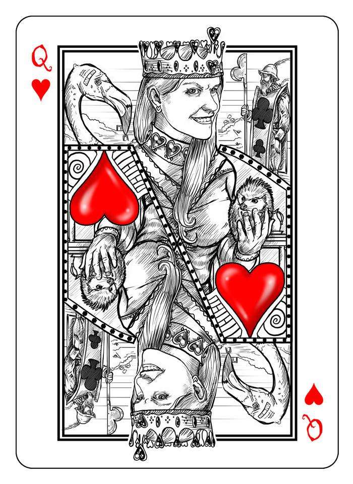 White Rabbit Bicycle Playing Cards - Image 3