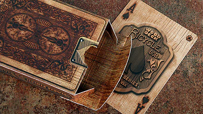 Wood Bicycle Playing Cards Deck - Image 3