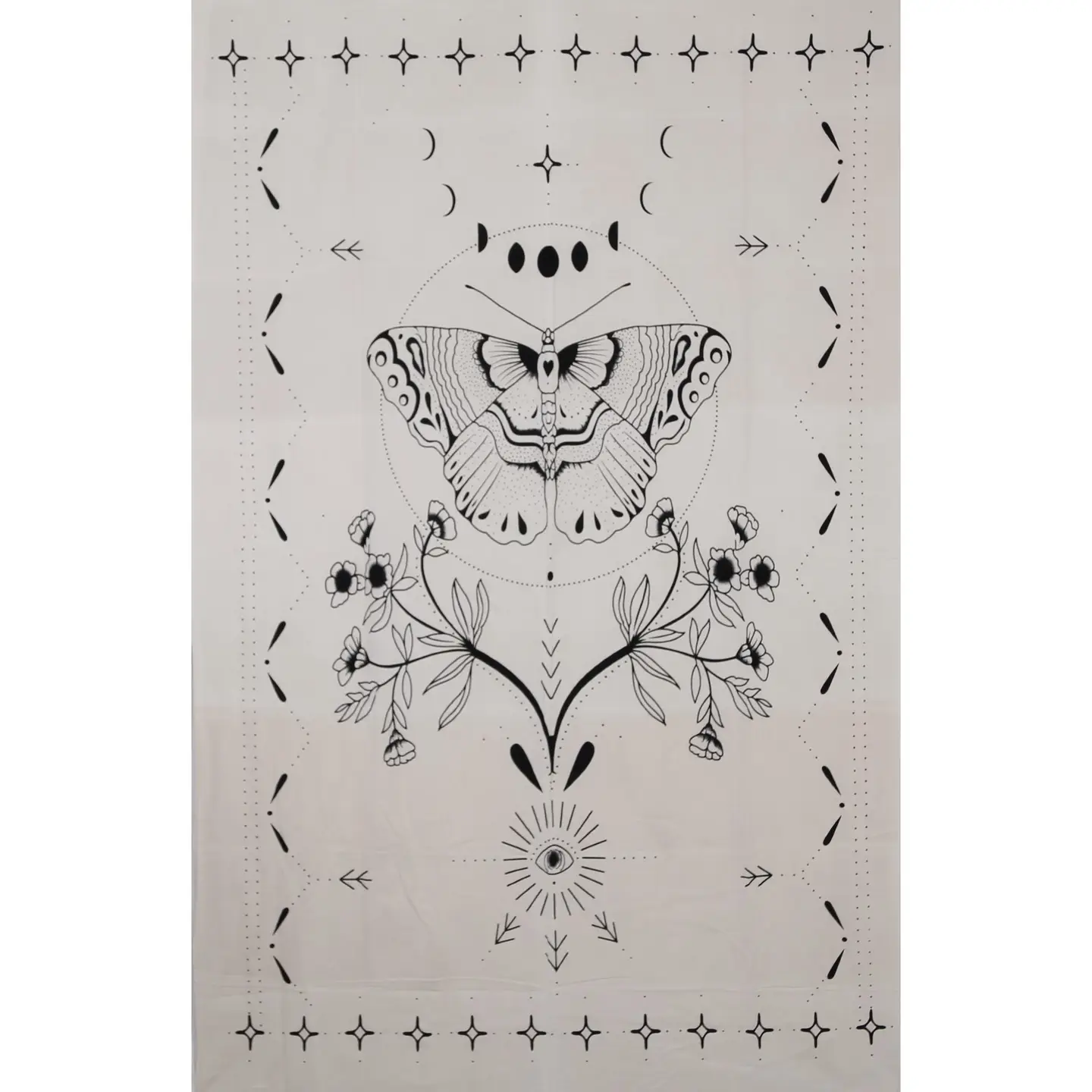 Butterfly Flower Tapestry